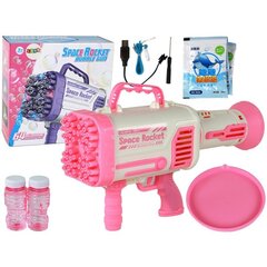 Elektrinis pistoletas su muilo burbulais Lean toys, rožinis kaina ir informacija | Žaislai berniukams | pigu.lt