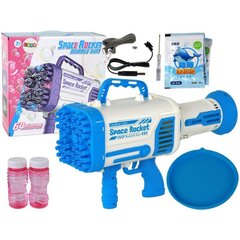 Elektrinis pistoletas su muilo burbulais Lean toys, mėlynas цена и информация | Игрушки для мальчиков | pigu.lt