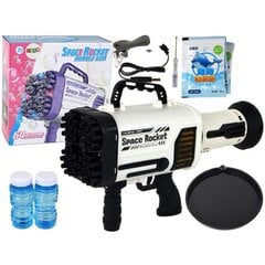Elektrinis pistoletas su muilo burbulais Lean toys, juodas kaina ir informacija | Žaislai berniukams | pigu.lt