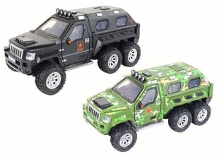 Žaislinis karinis automobilis su patranka viduje Lean Toys, 18x7x9,5 cm, 1 vnt kaina ir informacija | Žaislai berniukams | pigu.lt