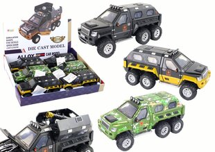 Žaislinis karinis automobilis su patranka viduje Lean Toys, 18x7x9,5 cm, 1 vnt kaina ir informacija | Žaislai berniukams | pigu.lt