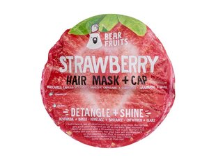 Plaukų kaukė Bear Fruits Strawberry, 20 ml kaina ir informacija | Priemonės plaukų stiprinimui | pigu.lt