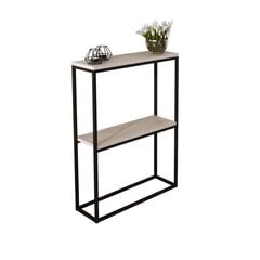 Консольный стол ADRK Furniture Mason, черный/белый цена и информация | Столы-консоли | pigu.lt