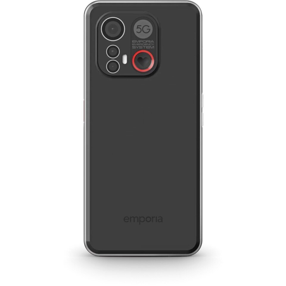 Emporia Smart 6 5G Black/Silver kaina ir informacija | Mobilieji telefonai | pigu.lt