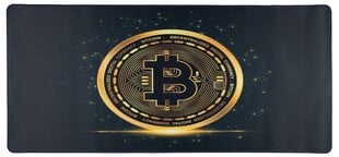 Pelės kilimėlis Bitcoin, 90 x 40 cm kaina ir informacija | Pelės | pigu.lt