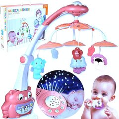 Muzikinė karuselė kūdikiams su projektoriumu Pelėda kaina ir informacija | Žaislai kūdikiams | pigu.lt