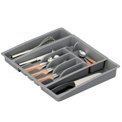Zeller stalo įrankių dėklas, pilkas kaina ir informacija | Virtuvės įrankiai | pigu.lt