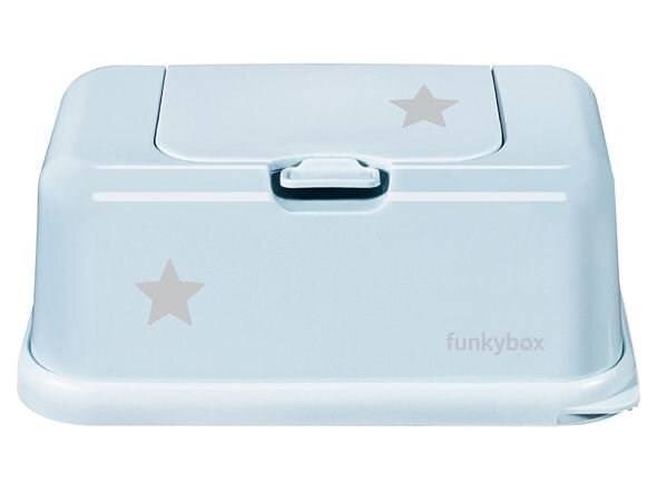 Audinių dėžutė Mėlyna žvaigždutė Funkybox, 22 cm × 9 cm × 13 cm kaina ir informacija | Vonios kambario aksesuarai | pigu.lt