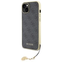 Guess GUHCP15MGF4GGR iPhone 15 Plus 6.7" szary|grey hardcase 4G Charms Collection цена и информация | Чехлы для телефонов | pigu.lt