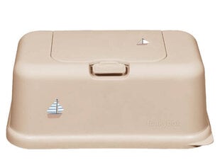 Audinių dėžutė Funkybox smėlio spalvos Boatn, 22 cm × 9 cm × 13 cm цена и информация | Набор акскссуаров для ванной | pigu.lt