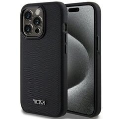 Tumi TUHMP15LRBAK iPhone 15 Pro 6.1" czarny|black hardcase Leather Balistic Pattern MagSafe цена и информация | Чехлы для телефонов | pigu.lt