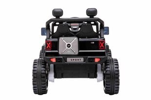 Dvivietis vaikiškas elektrinis automobilis Jeep Off Road 4x4, juodas цена и информация | Электромобили для детей | pigu.lt