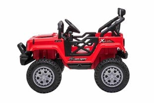 Dvivietis vaikiškas elektrinis automobilis Jeep Off Road 4x4, raudonas kaina ir informacija | Elektromobiliai vaikams | pigu.lt