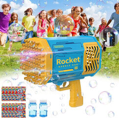 Пистолет-базука с мыльными пузырями для детей Electronics LV-001 цена и информация | Игрушки для песка, воды, пляжа | pigu.lt