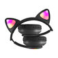 Wireless Headphones With Cat Ears цена и информация | Ausinės | pigu.lt