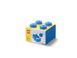 Lego dėžė žaislams, mėlyna kaina ir informacija | Daiktadėžės | pigu.lt