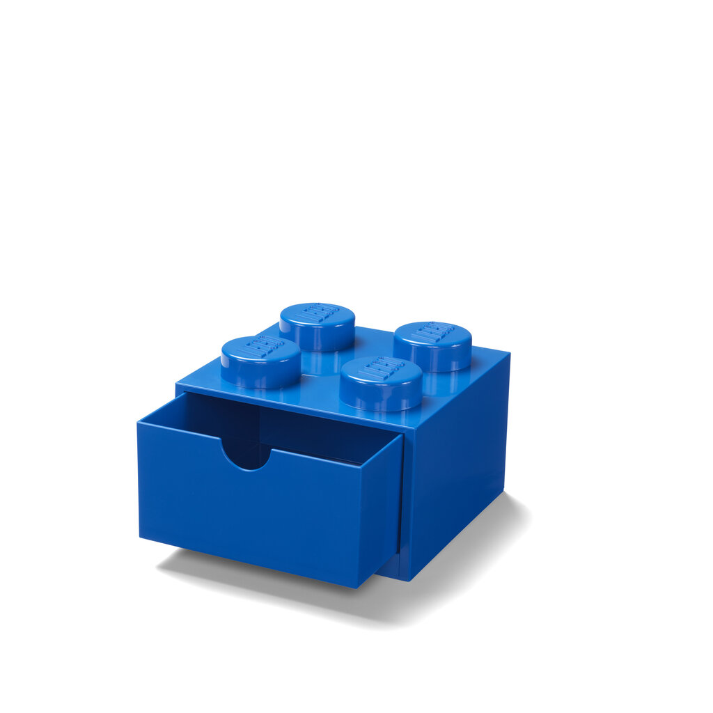 Lego dėžė žaislams, mėlyna kaina ir informacija | Daiktadėžės | pigu.lt