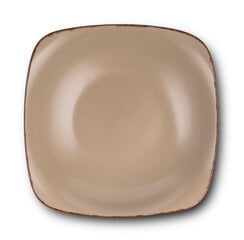 Тарелка, 23 см, коричневая цена и информация | Посуда, тарелки, обеденные сервизы | pigu.lt