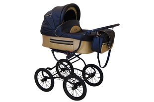 Universalus vežimėlis Isabell Baby Fashion 3in1, black/gold kaina ir informacija | Vežimėliai | pigu.lt