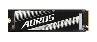 Gigabyte Aorus Gen5 12000 AG512K2TB kaina ir informacija | Vidiniai kietieji diskai (HDD, SSD, Hybrid) | pigu.lt