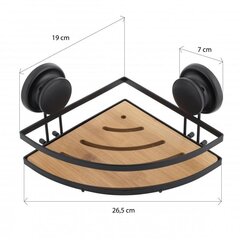 Полка для ванной Синий Натуральный Бамбук древесина сосны 40 x 109,3 x 30 cm цена и информация | Набор акскссуаров для ванной | pigu.lt