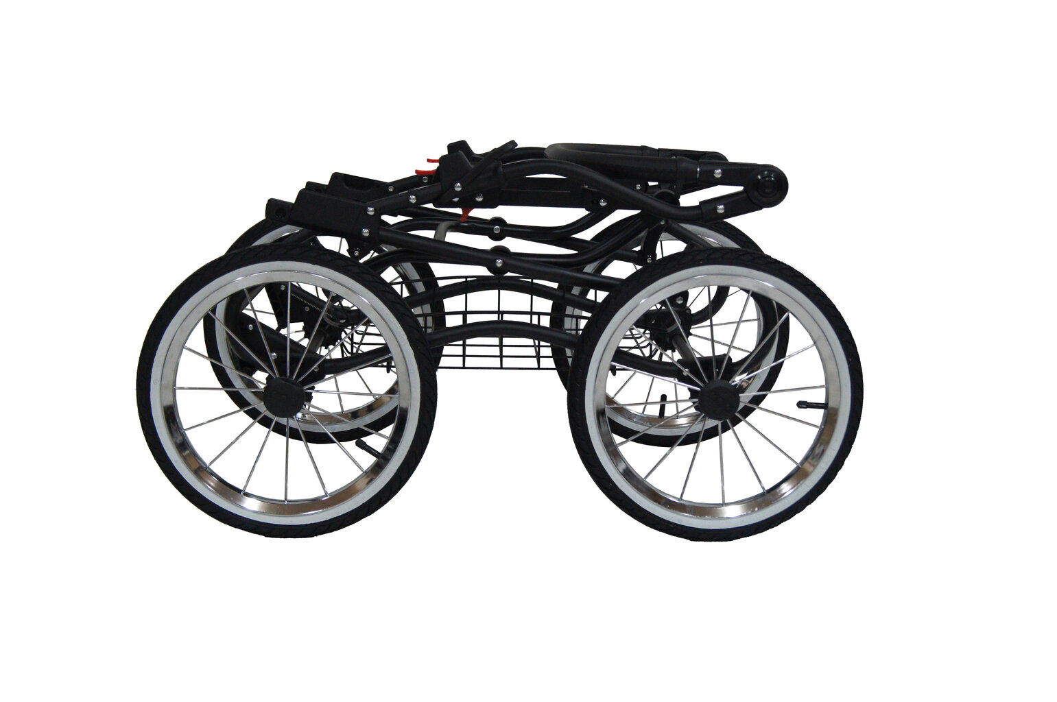 Retro stiliaus vežimėlis su automobiline kedute Renee Baby Fashion, Claret kaina ir informacija | Vežimėliai | pigu.lt