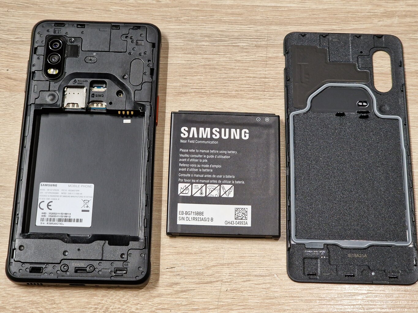 Prekė su pažeidimu.Samsung Galaxy xCover Pro, 64 GB, Dual Sim, Black kaina ir informacija | Prekės su pažeidimu | pigu.lt