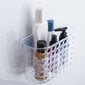 Plastikinis vonios krepšelis, vonios lentyna dušui su XL siurbtukais - Yoka kaina ir informacija | Vonios kambario aksesuarai | pigu.lt