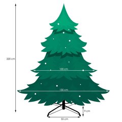 Dirbtinė kalėdų eglė CT0056, 220cm kaina ir informacija | Eglutės, vainikai, stovai | pigu.lt