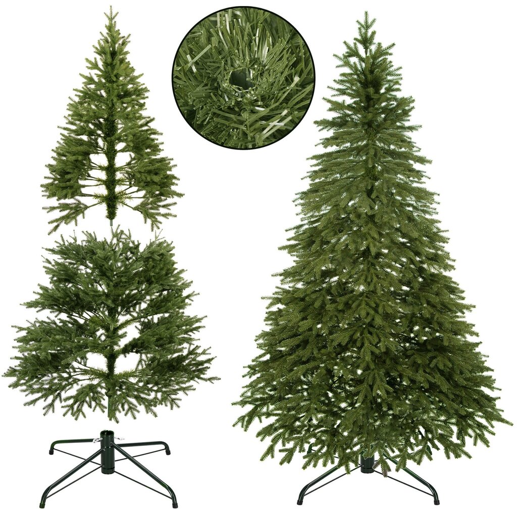 Kalėdų eglutė Springos CT0154, 220 cm kaina ir informacija | Eglutės, vainikai, stovai | pigu.lt