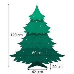 Kalėdinė deimantų eglutė Springos CT0116, 120 cm цена и информация | Искусственные елки | pigu.lt