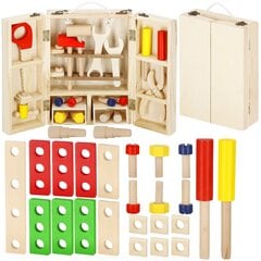 Набор деревянных инструментов для детей Springos KG0026 цена и информация | Игрушки для мальчиков | pigu.lt