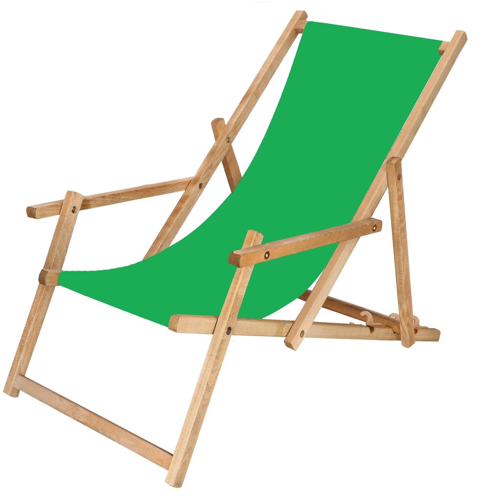 Sulankstoma kėdė Oxford, žalia/ruda kaina ir informacija | Lauko kėdės, foteliai, pufai | pigu.lt
