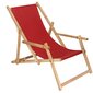 Sulankstoma kėdė Oxford, raudona/ruda kaina ir informacija | Lauko kėdės, foteliai, pufai | pigu.lt
