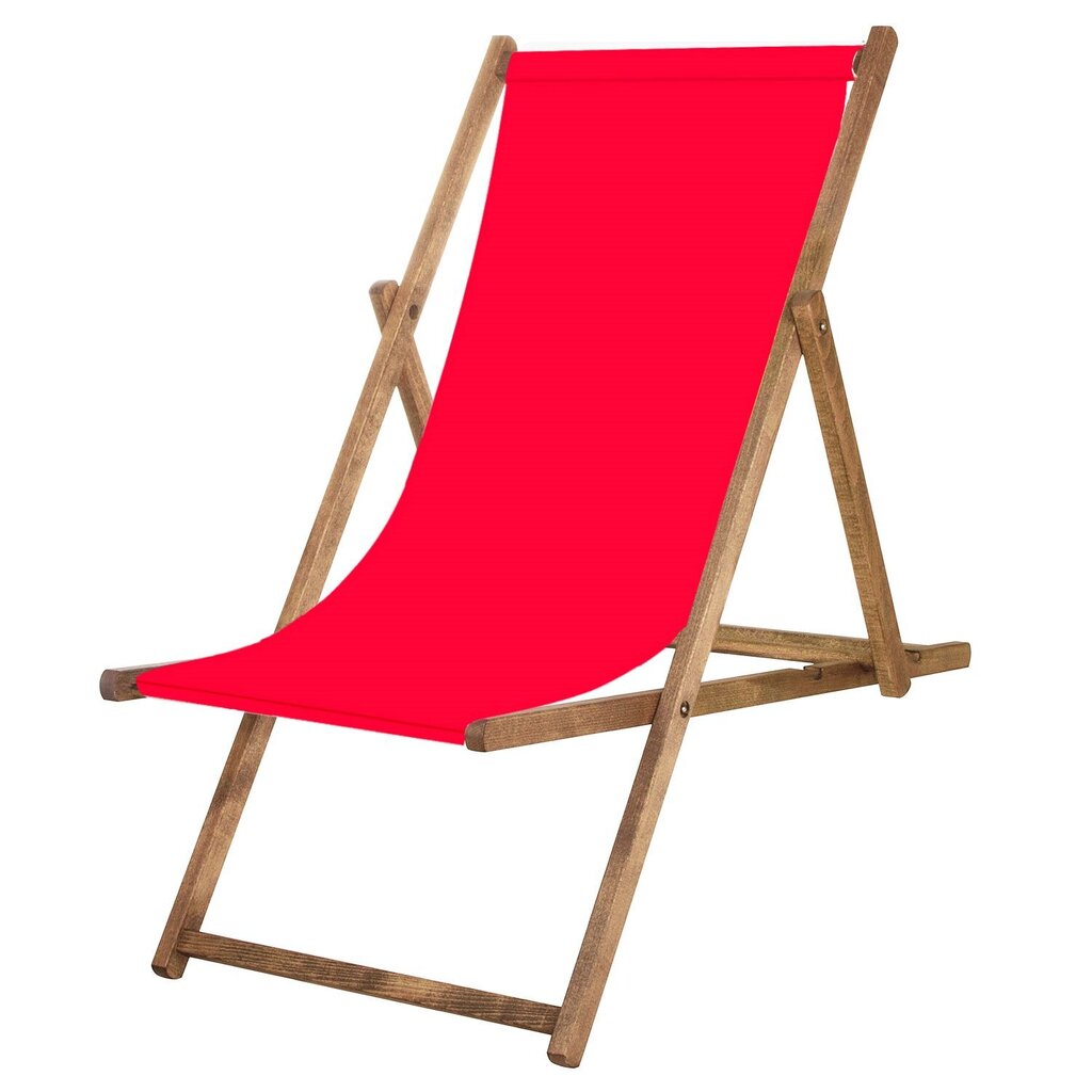 Sulankstoma kėdė, raudona/ruda kaina ir informacija | Lauko kėdės, foteliai, pufai | pigu.lt