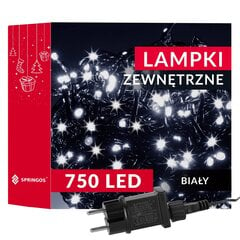 Kalėdinės lemputės Springos CL4092, 750 LED, 40 cm kaina ir informacija | Girliandos | pigu.lt