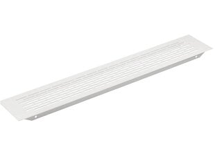 Решетка вентиляционная белая, 480 х 60 мм,GTV цена и информация | Вентиляторы для ванной | pigu.lt