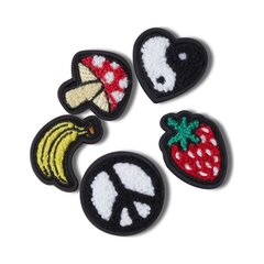 Aksesuarai klumpėms Crocs™ Peace N Love Tufted Patch G1131200-MU 303762, 5 vnt kaina ir informacija | Guminės klumpės vaikams | pigu.lt