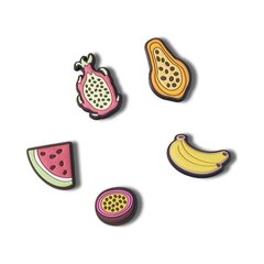 Crocs™ TROPICAL SCENTED FRUIT 5 PACK G1131400-MU 303764 цена и информация | Детские резиновые сабо | pigu.lt