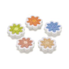 Aksesuarai klumpėms Crocs™ Flower Power Patches G1141100-MU 303951, 5 vnt цена и информация | Детские резиновые сабо | pigu.lt