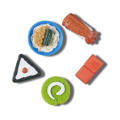 Aksesuarai klumpėms Crocs™ 3D Mini Sushi Party G1141400-MU 303954, 5 vnt kaina ir informacija | Guminės klumpės vaikams | pigu.lt