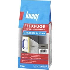 Plytelių glaistas Flexfuge Universal sandgrau/smėlio pilka 1 kg kaina ir informacija | Gruntai, glaistai ir kt. | pigu.lt