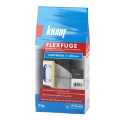 Plytelių glaistas Flexfuge Universal anthrazit/antracito 5 kg цена и информация | Грунтовки, шпатлевки и др. | pigu.lt