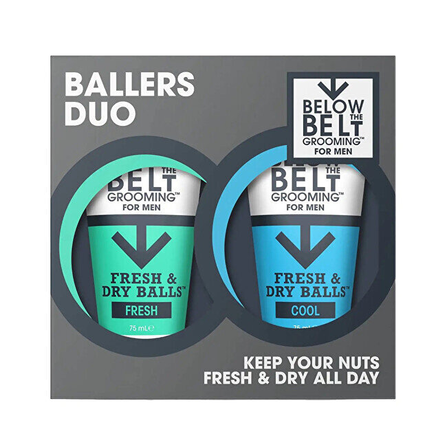 Intimios higienos prausikliai Below the Belt Fresh Ballers Duo vyrams, 2x75 ml kaina ir informacija | Intymios higienos prausikliai | pigu.lt