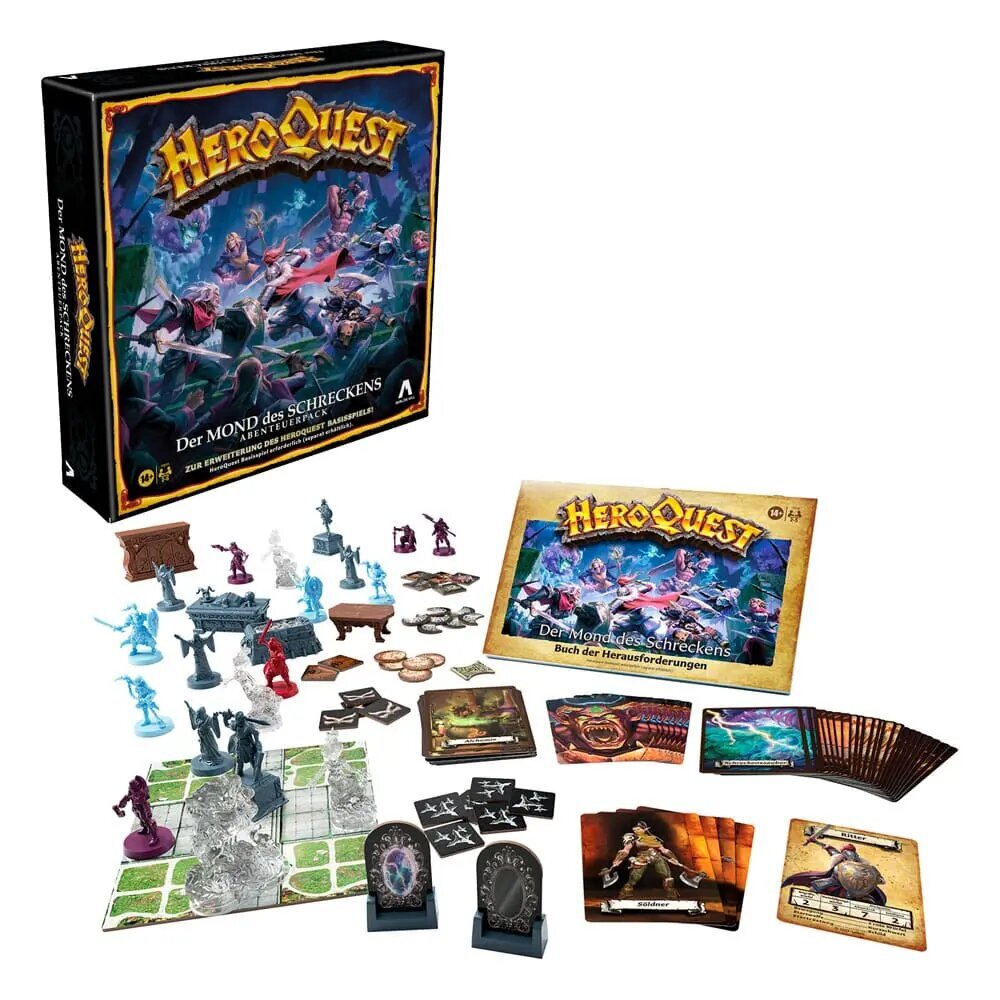 Stalo žaidimo papildymas HeroQuest Der Mond des Schreckens Quest Pack, DE kaina ir informacija | Stalo žaidimai, galvosūkiai | pigu.lt