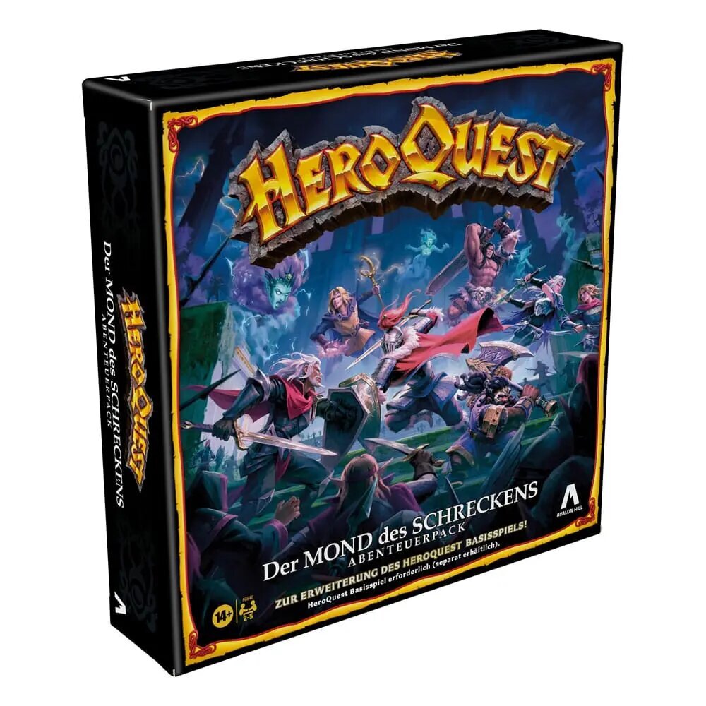 Дополнение к настольной игре HeroQuest Набор квестов «Луна злодея» *версия  на немецком языке* цена | pigu.lt