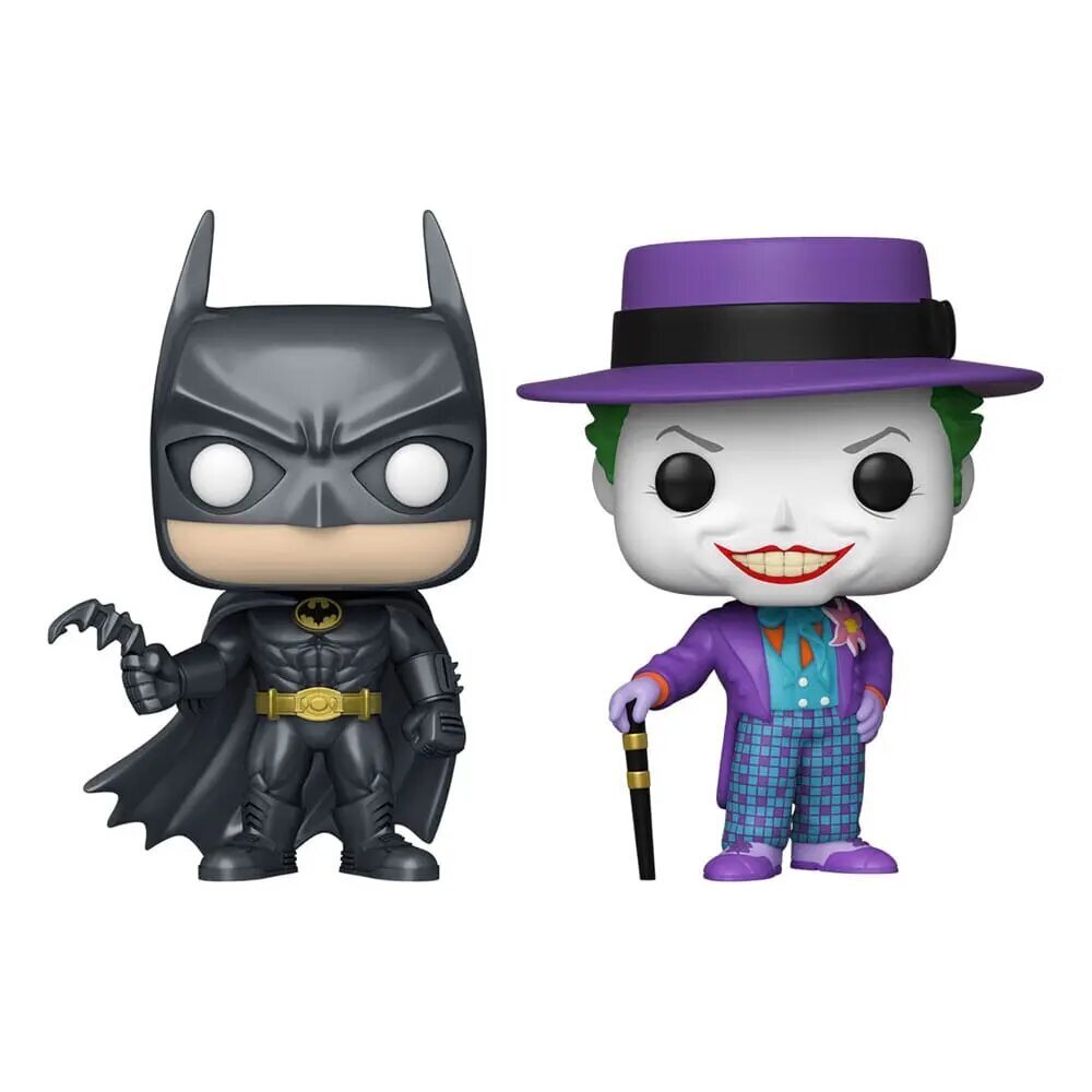 Funko POP! Batman & The Joker, 9 cm kaina ir informacija | Žaidėjų atributika | pigu.lt