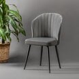 4-ių kėdžių komplektas Kalune Design Rubi, pilkas