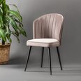 4-ių kėdžių komplektas Kalune Design Rubi, rudas