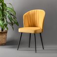 4-ių kėdžių komplektas Kalune Design Rubi, geltonas